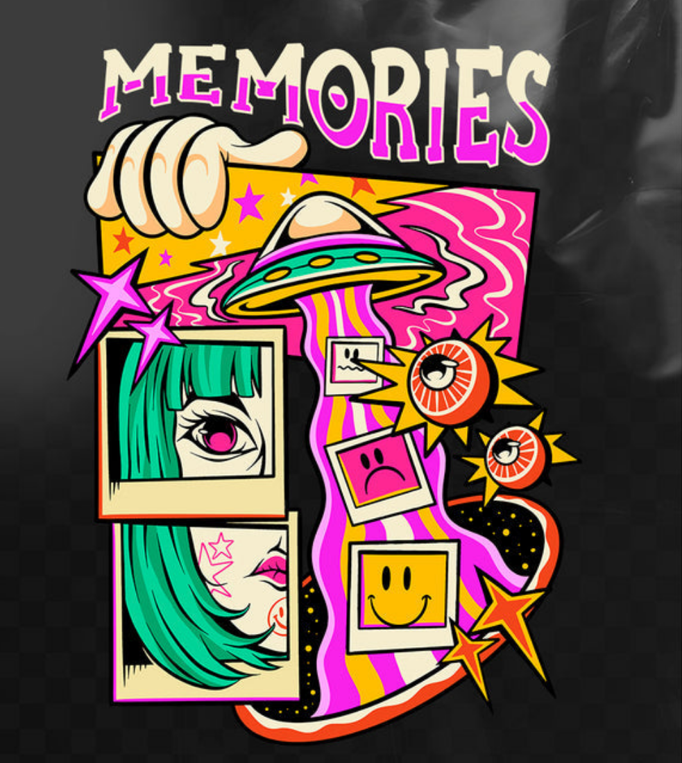 Camiseta Oversize Memories